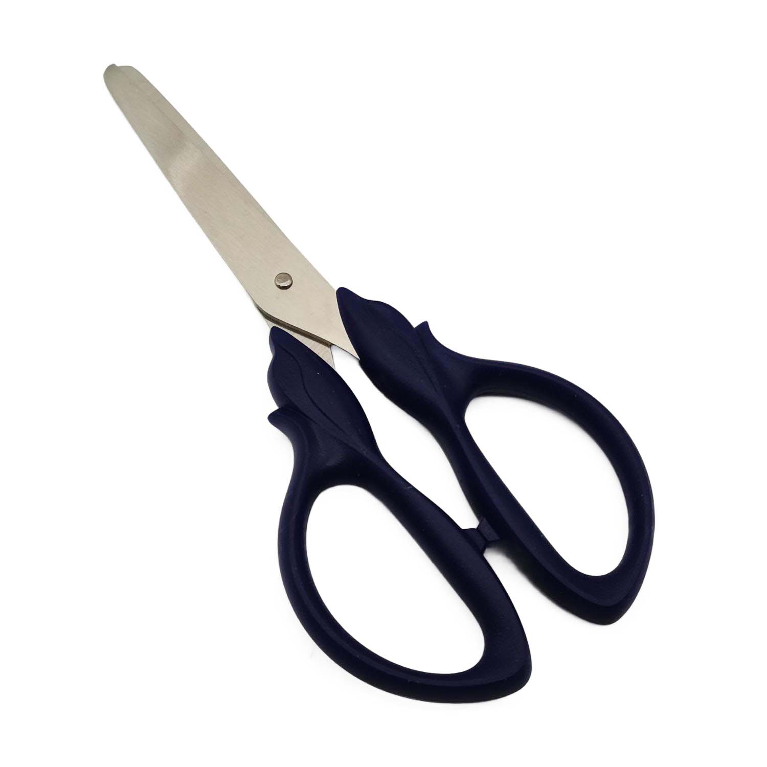Горячая распродажа оптовая тупая совет Diamond Beautiful Statemery Student Stuce Steel Steel Safety Safety Safety Cute Mite Shear Ngsissors